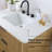 37 " W Freestanding Standard Free Standing 1 Single Vanity Bathroom Vanity With Quartz Top