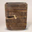 Timber Fracture Planter ~ A bold fusion of modern geometry and aged texture, this large-format 100% reclaimed wood planter pairs a boxy architectural form with handcrafted details. A sculptural statement for contemporary spaces.