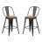 High Back Metal Counter And Bar Stools-956284350-956284351
