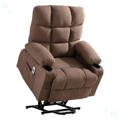 Power Lift Recliner Chair Recliners For Elderly With Heat And Massage Recliner Chair For Living Room With Infinite Position And Side Pocket -  Latitude RunÂ®, FFD968BD390E4E8A91148FBEB49C7305