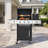 3-burner Propane Gas Grill With Side Burner