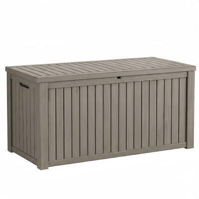 Decksplore 210 Gallons Water Resistant Resin Lockable Deck Box