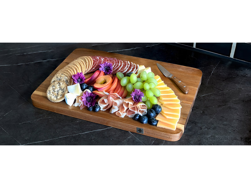 Swiss Diamond Acacia Wood Cutting Board, 20" x 14"