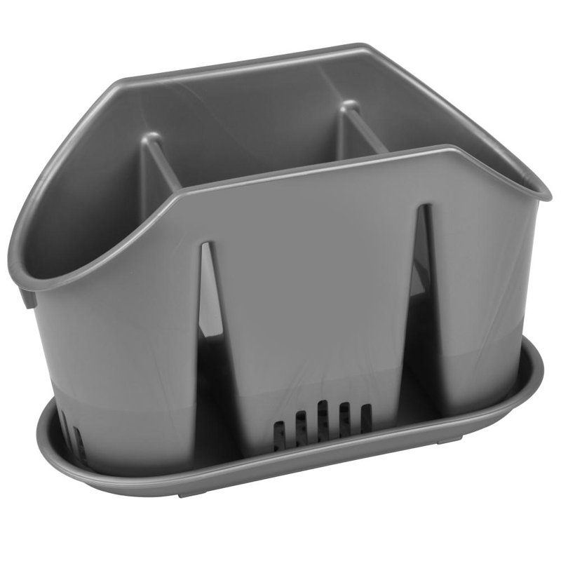 Plastic Rectangle Utensil, Gray