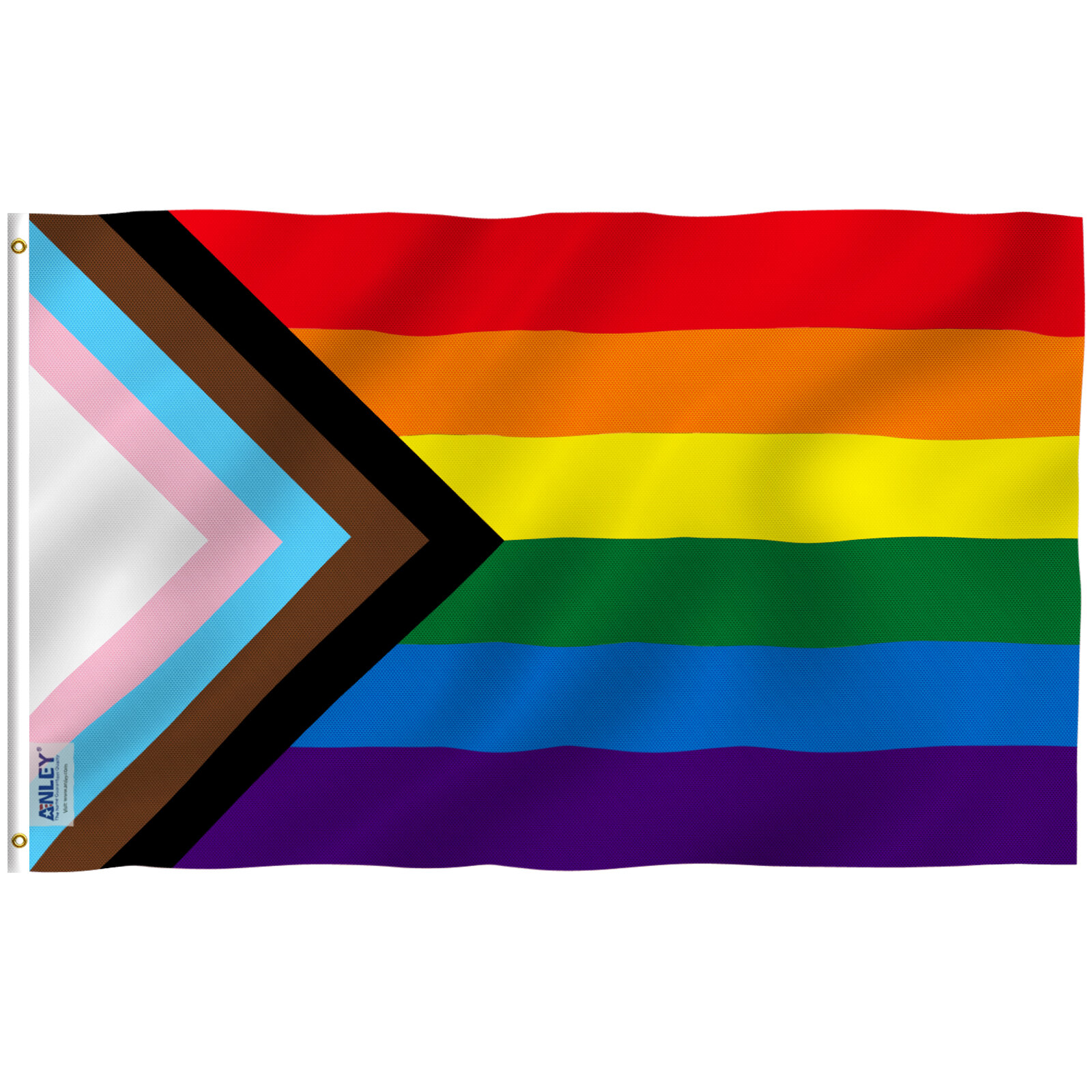 ANLEY Progress Pride 2-Sided Polyester 36x60 in. House Flag | Wayfair