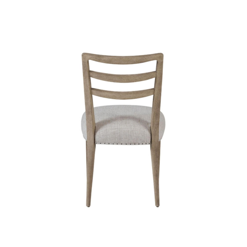 Table ronde extensible avec 4 fauteuils à échelle et un devant en verre