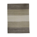 Gabbeh Wool Striped Area Rug