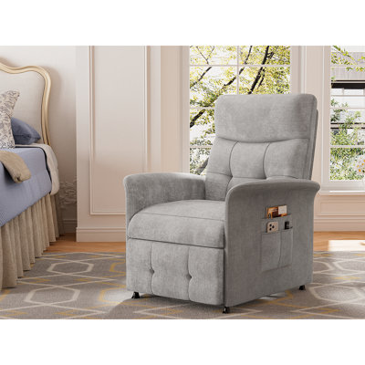 32"W Power Recliner Chair with Vibration Massage and Heating
