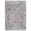Hand Knotted Wool Oriental Area Rug in Light Gray/Camel/Ivory/Blue-871133024