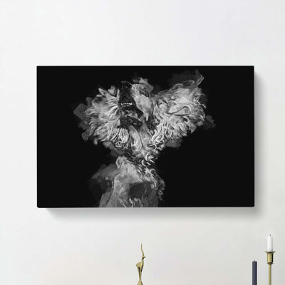 Cocker Spaniel In Abstract - Wrapped Canvas Print