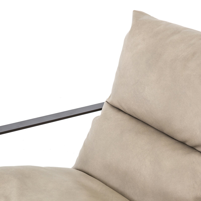Emmett Armchair, Umber Natural Genuine Leather