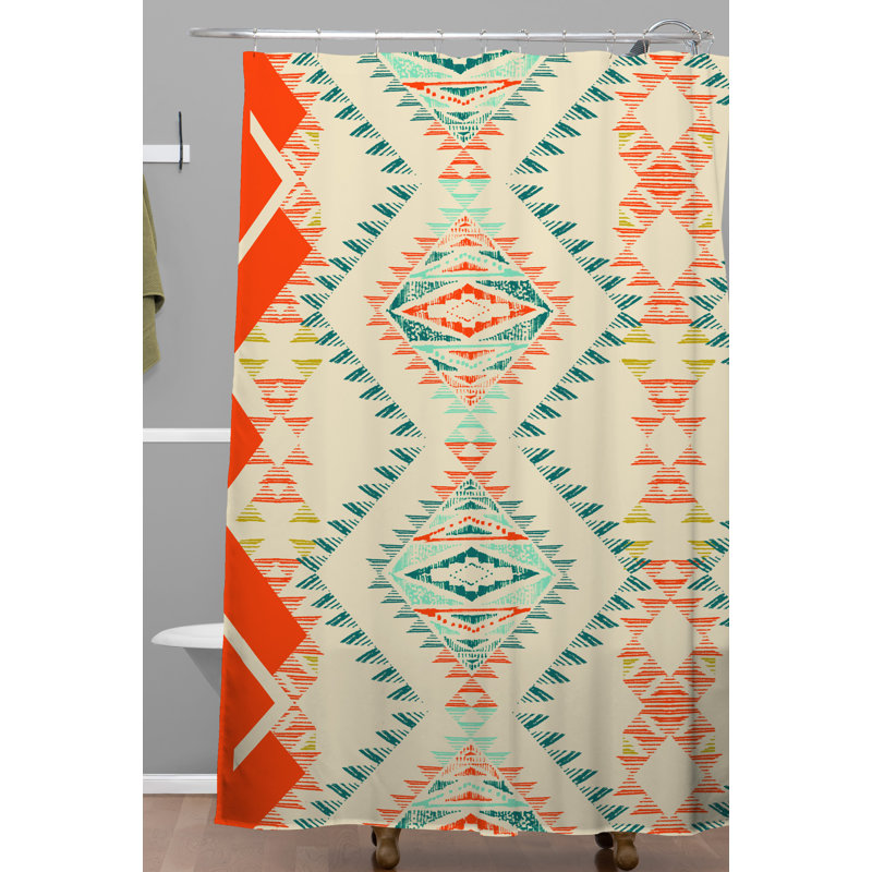 Geometric Shower Curtain