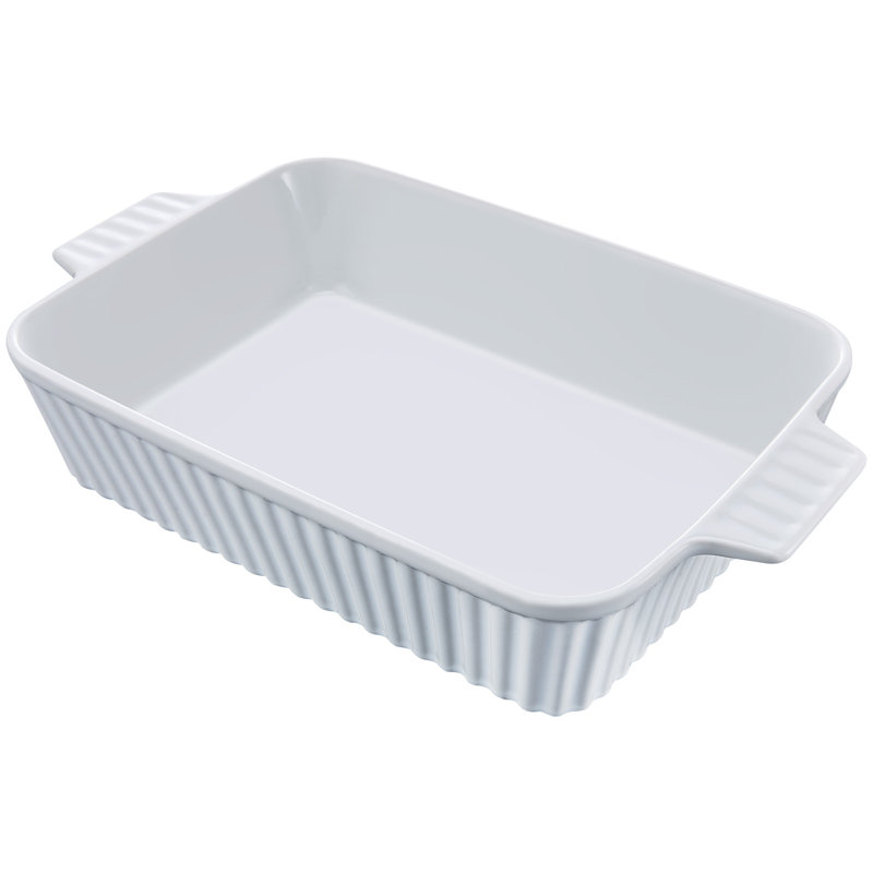 Plat à cuisson en céramique de 9 po x 13 po, profond pour la cuisson et le service