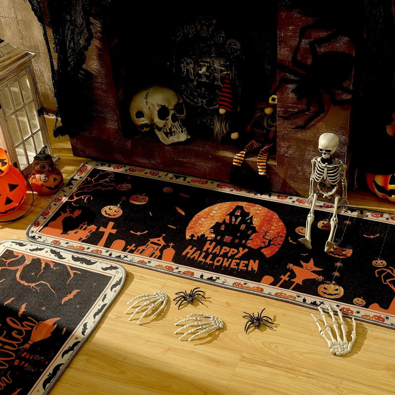 Janeicia Polyester Kitchen Mat