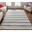 Tapis intérieur / extérieur rayé tissé à la main Perci-26601867