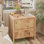 Table de chevet 2 tiroirs Manish Rustic Farmhouse