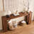 71" Extra Long Console Table - Farmhouse Narrow Entryway Hallway Sofa Table for Living Room , Walnut-469996110