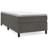 Box Spring Bed Frame Dark Grey Twin XL Velvet -83498692-85258150