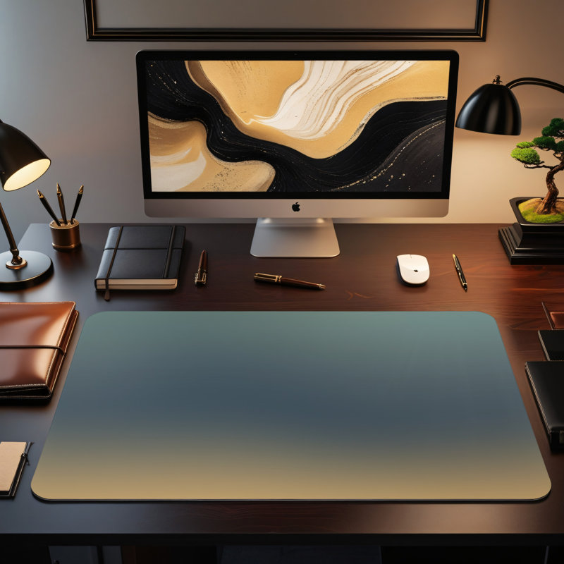 Polyester Desk Pad, 14.4x12.1