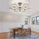 49.2" LED Ceiling Fan with Light and Remote with Starry Sky
