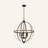 5 - Light Dimmable Globe Chandelier