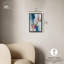 Décoration murale moderne pétale rose et bleu océan I par -2020653131-2020653138