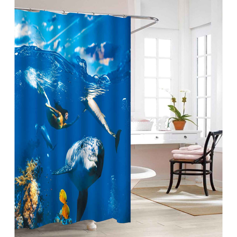Heavy-Weight Vinyl Animal Print Shower Curtain