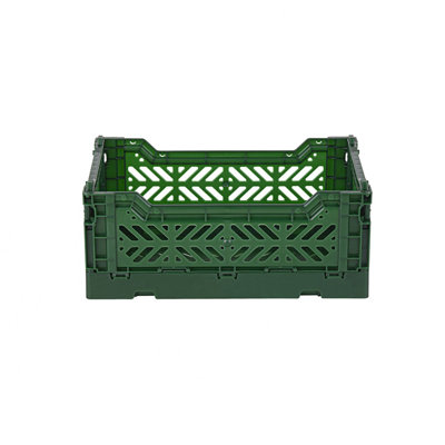 Foldable Plastic Crate, Collapsible Storage Bin to Organize Your Rooms, Collapsible Utility Crate