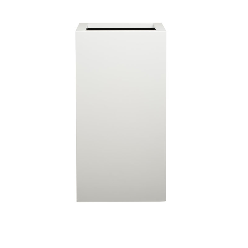 Metal Planter Box, White, 90cm H x 35cm W x 35cm D