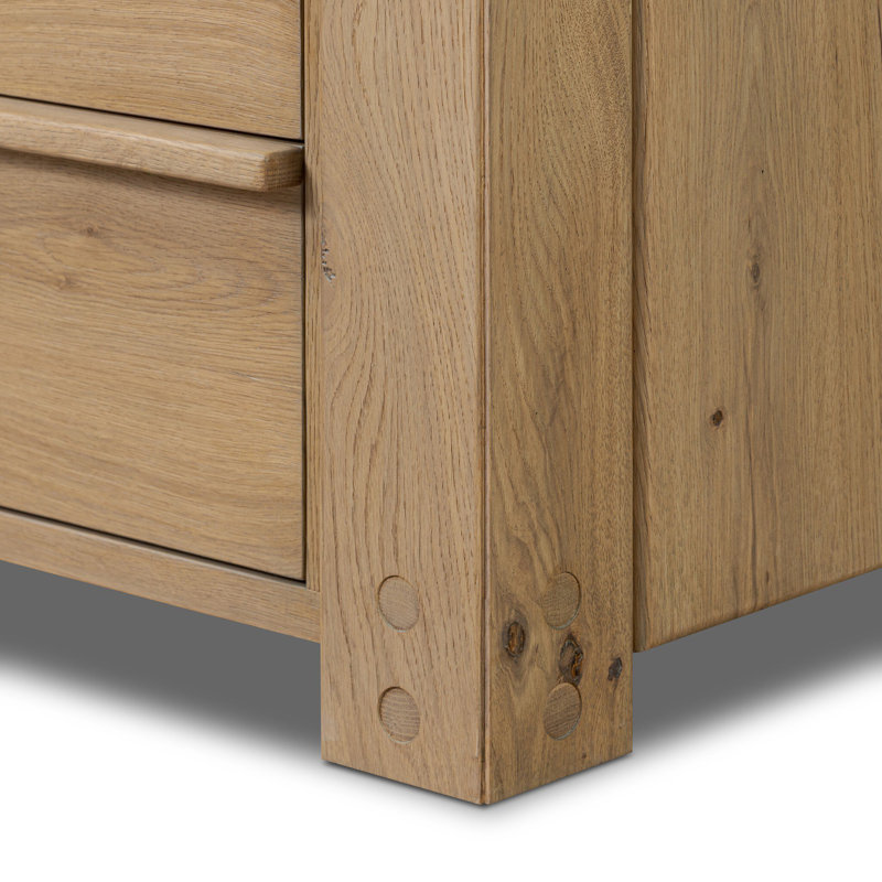 Izekiel 6 Drawer Dresser-Aged Smoked Oak