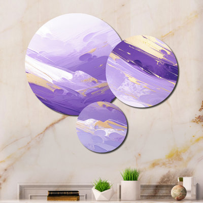 Abstract Wall Decor on Metal