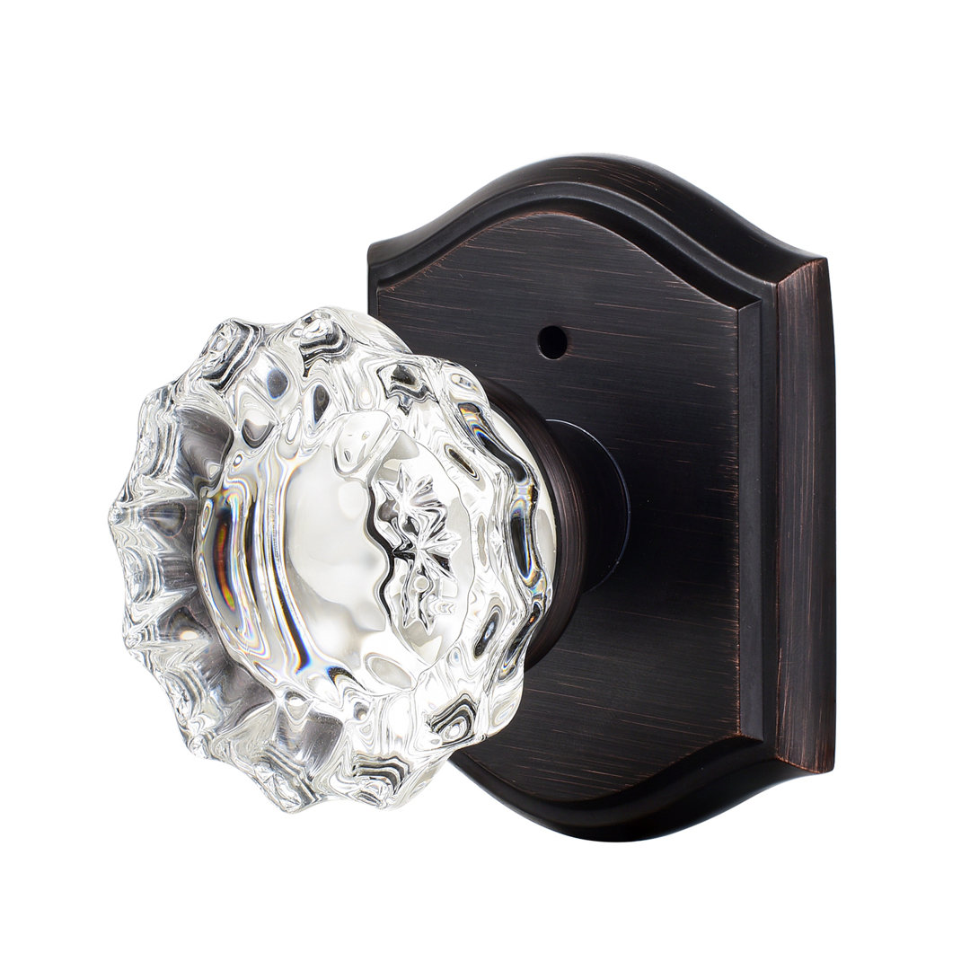 Coolnews Retro Elegant Series Crystal Privacy Door Knobs coolnews 