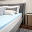 Surmatelas en mousse à mémoire de forme hypoallergénique et infusée de gel 2 po Addilynn-1876905315