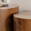 Coffee Table Set Of 2 Round Wooden Coffee Tables Circle Modern Table For Living Room Bedroom Accent End Side Table-306729275