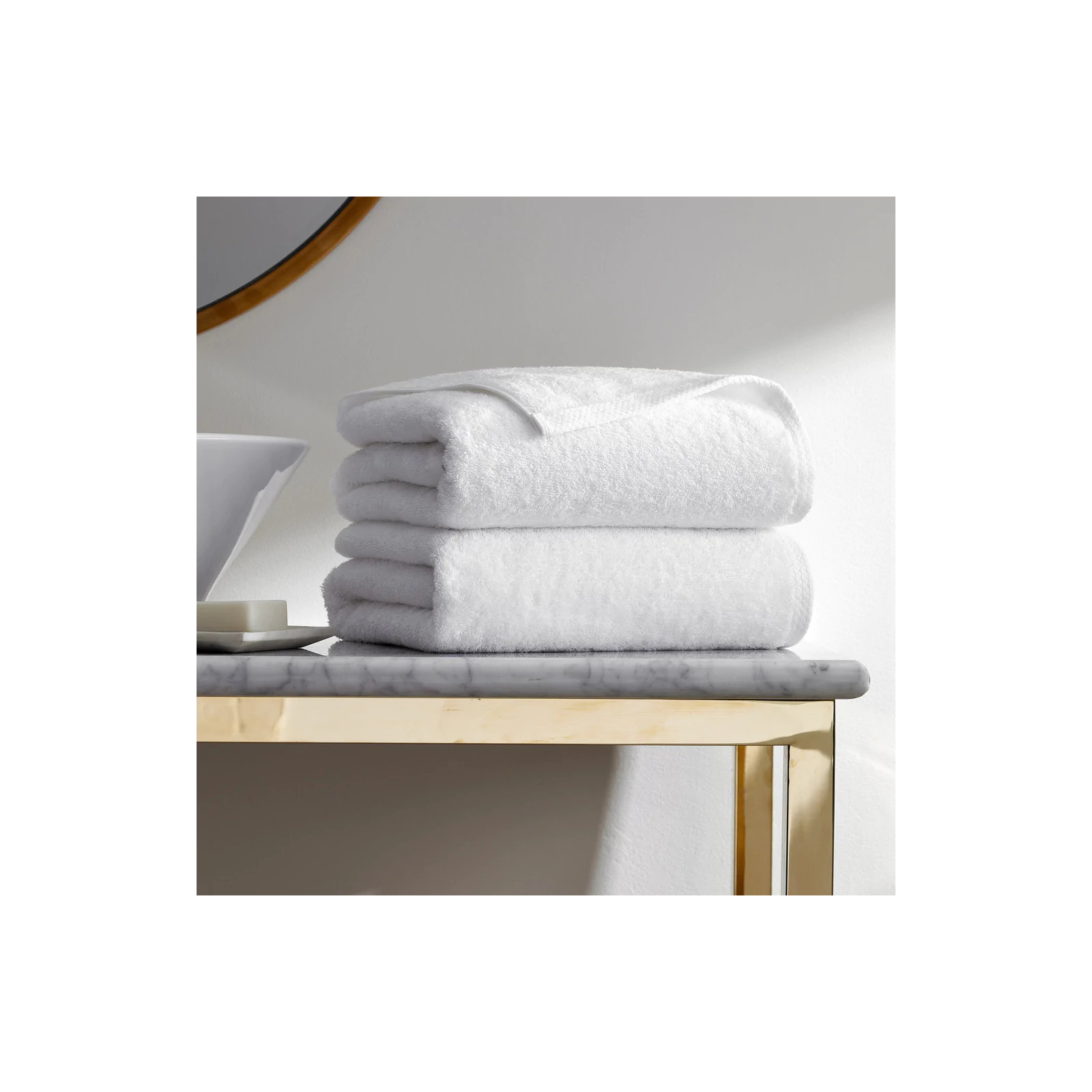 Simple Border Bath Sheet
