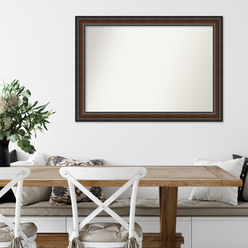Halcott Solid Wood Rectangle Wall Mirror, 39" H x 28" W