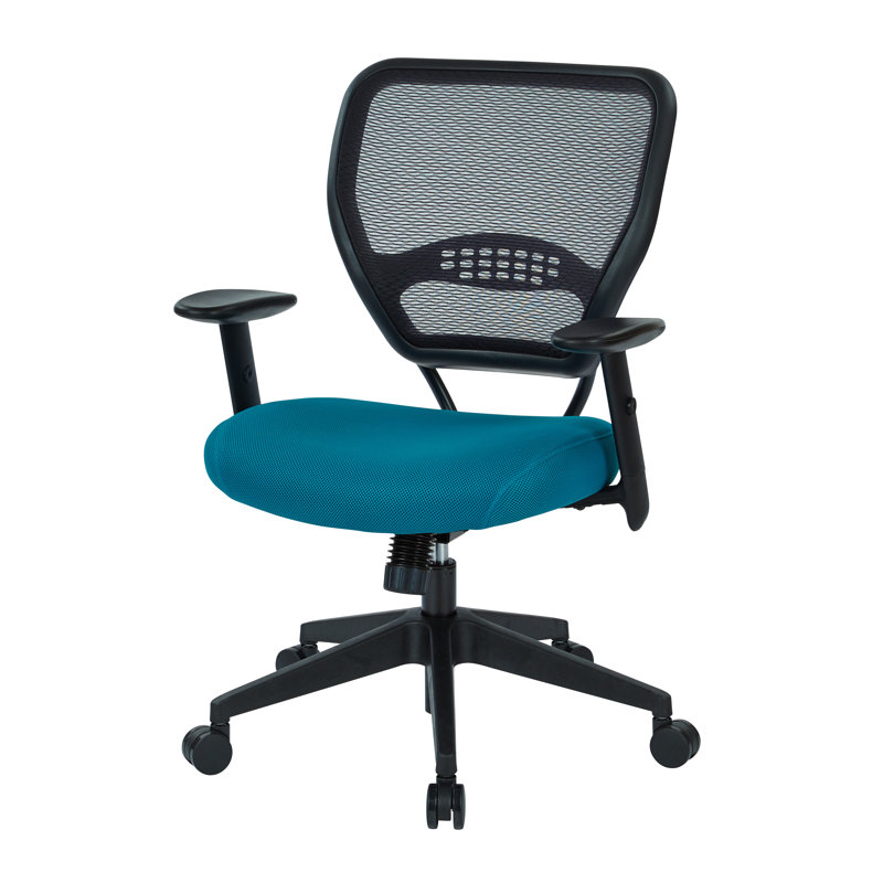 SPACE Task Chair, Blue Mesh Fabric