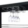Kwesi Rectangular 2-shelf Bar Unit - Only Bar Included