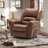 42.5'' Wide Retro Faux Leather Power Lift Assist Recliner with Massage and Heating
