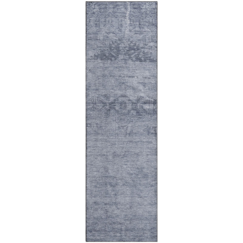 Premium Machine Washable Lampkins AMF1647 Global Rug, Runner 2'3" x 7'6"