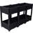 27.7" High Raised Beds: 47.2"X15.7" Black Polypropylene With Drainage For Veggies, Flowers, Herbs, Easy To Assemble Outdoor Planters Garden 47.2"X15.7"X27.7" Drainage, Ideal Veggie, Flower, Herb-1409694166-1409694164
