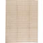 Cotton Geometric Area Rug in Beige