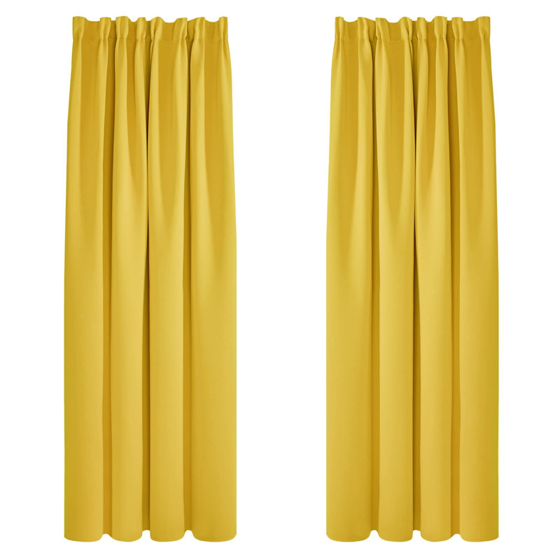 Regrut Blackout Curtain Pair, 55cm Width x 175cm Drop