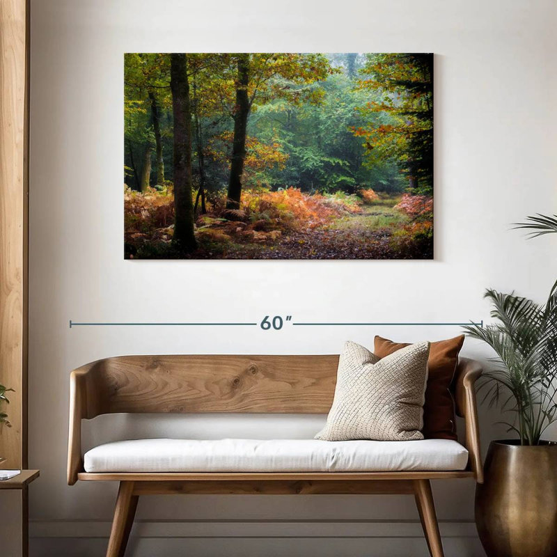 Harnek, feuilles d'automne de la forêt, H 30 po x l 45 po