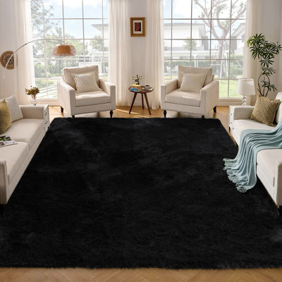 Modern Area Rug With Soft Velvet Surface