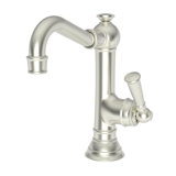 Jacobean Single Hole Bathroom Faucet with Drain Assembly