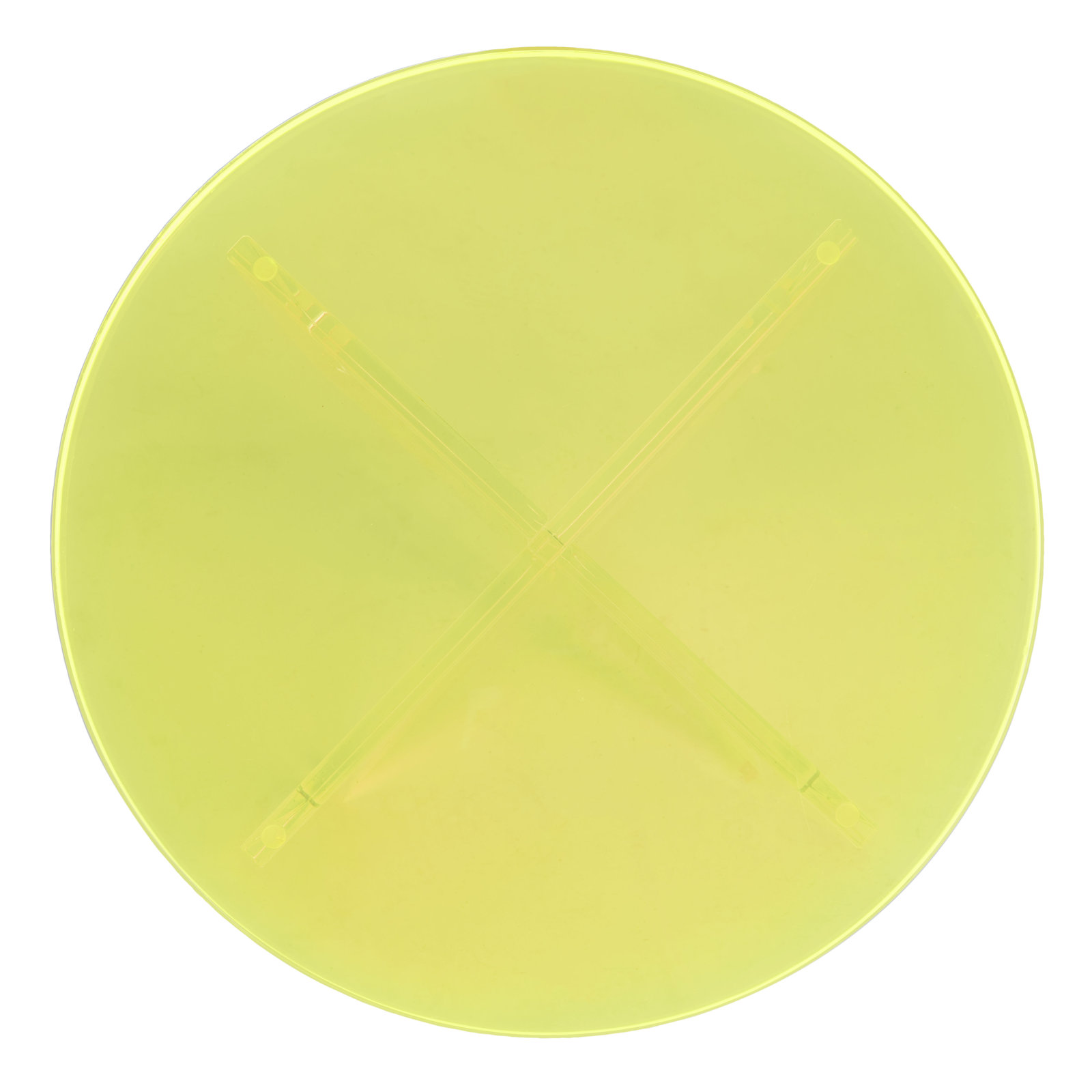 Edwards End Table, Neon Yellow