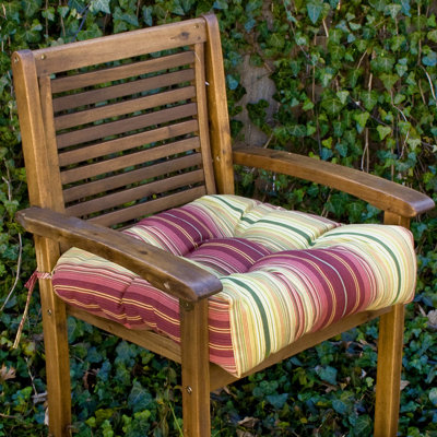 Water Resistant and Stain Resistant Outdoor 4 " Dining Chair Seat Cushion
