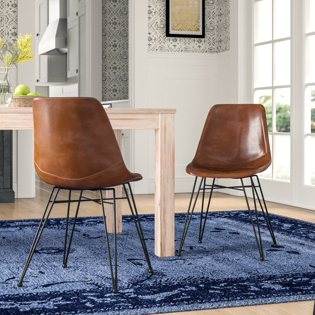 Volya Dining Chair, Faux Leather (Set of 2) Trent Austin Design®