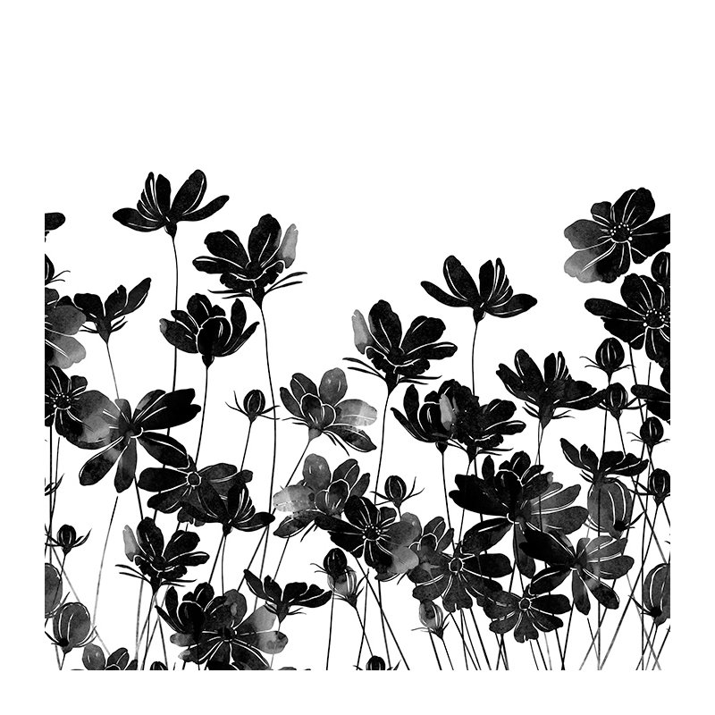 Ozbourn Floral Wallpaper, 208 x 146cm